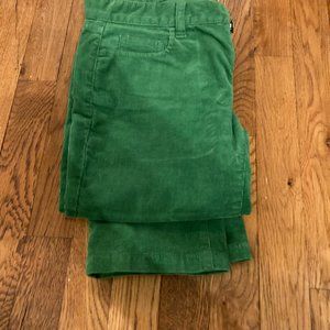 J. Crew Corduroy Pants (green, size 26)